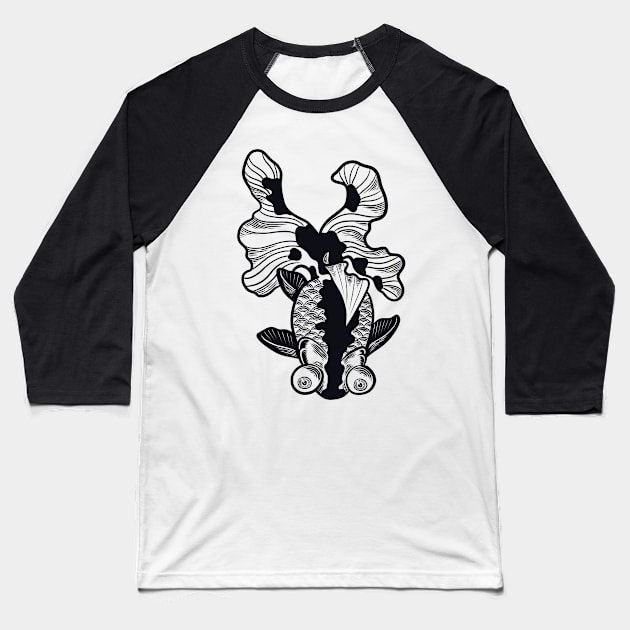 Goldfish Baseball T-Shirt by Adorline